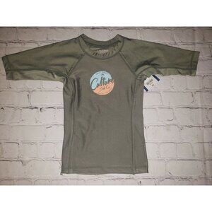 Nwt Arizona Jean Co Boys Size XXS 4/5 Rash Guard Swim Shirt